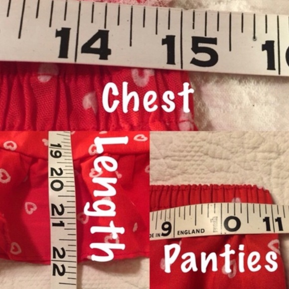 70’s Valentine’s Heart Babydoll Style Ling… - Picture 4 of 6